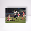 Ryan Giggs Hand Signed Classic Photo Print - 99 FA Cup semi replay goal