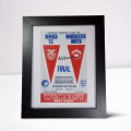 Framed 1968 European Cup Final Programme Cover Signed by Paddy Crerand