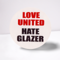 Car Sticker - Love United Hate Glazer x 9