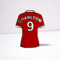 Bobby Charlton Football Kit Badge 