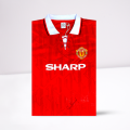 Gary Pallister Hand Signed official 1992-94 Red shirt