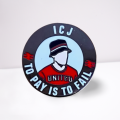 'ICJ' To Pay Is To Fail Badge