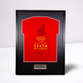 Bryan Robson Hand Signed Embroidered Stats & Honours Framed Shirt