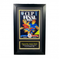 Jesper Olsen Signed & Framed 1985 FA Cup Final Programme Cover 