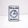 Munich Memorial Clock Badge (White)